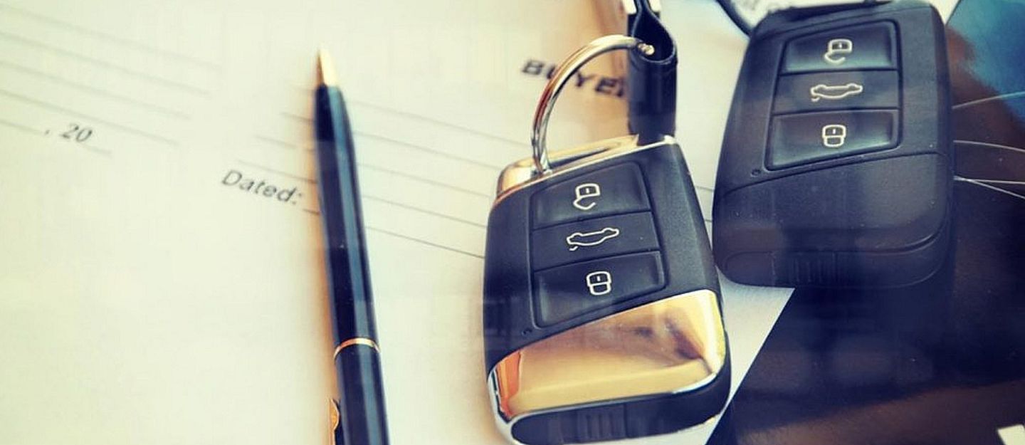 Document of car registration in Dubai