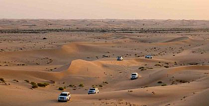 off-roading near Abu Dhabi