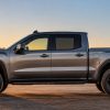 Side view of a pickup truck