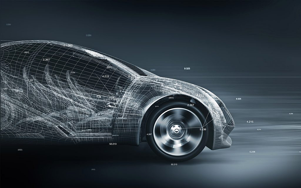 A simulation model of a car
