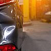 A car with dents