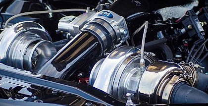 Turbocharger in a car