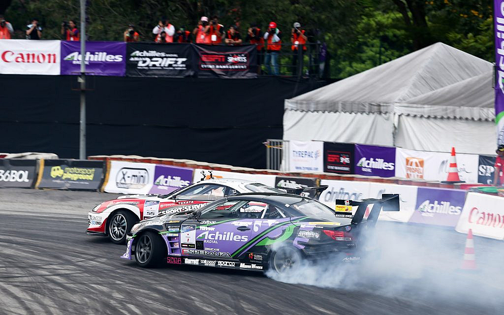 Formula Drift is among few tournaments to allow use of nitrous