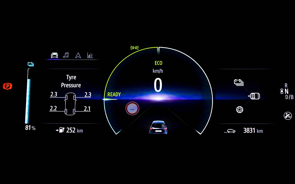 tyre pressure monitor in Renault Zoe