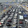 Several new, used and pre-owned cars commuting on Shaikh Zayed Road, Dubai