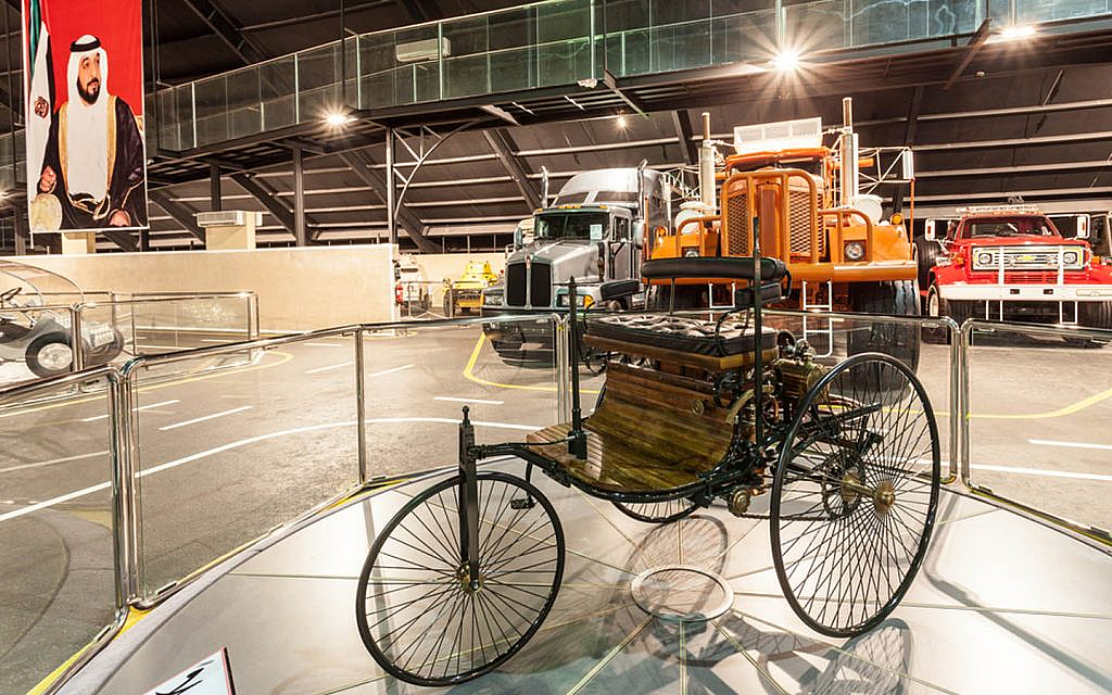 Benz Patent Motor Car present in Emirates National Auto Museum (ENAM