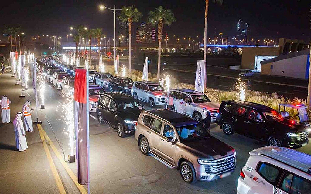 A fleet of land cruiser 2022