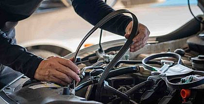 Timing Belt of a car