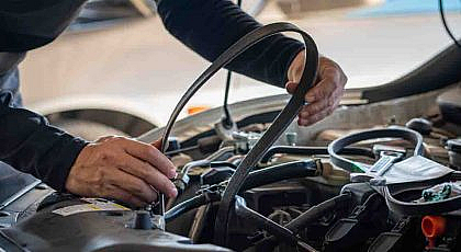 Timing Belt of a car