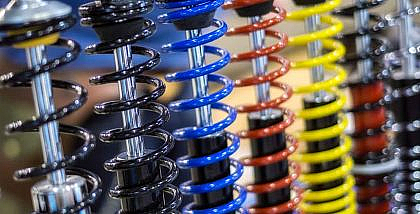 Shock absorbers in a car provide stable and a comfortable ride