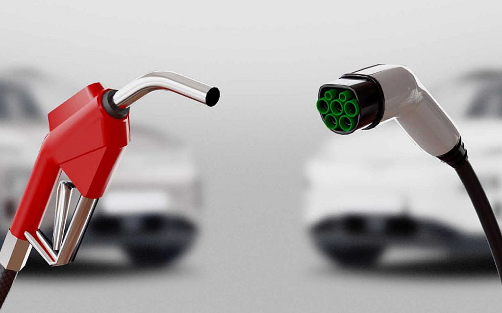 Petrol dispenser nozzle and electric car charger