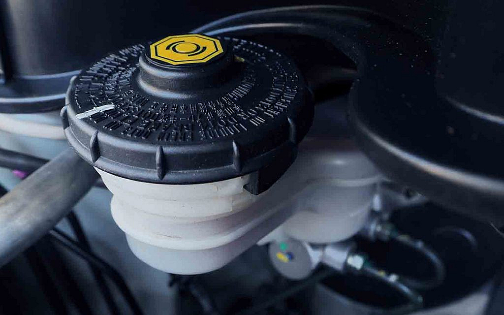 check the reservoir to know about the brake fluid levels