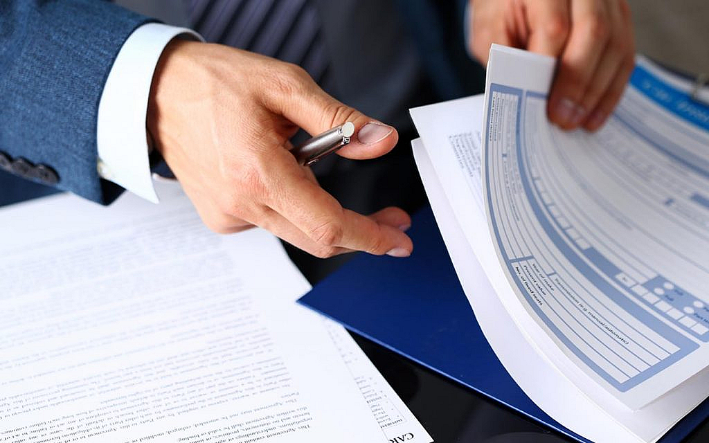 A pile of documents