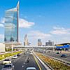 Cars moving on Dubai’s Shaikh Zayed Road
