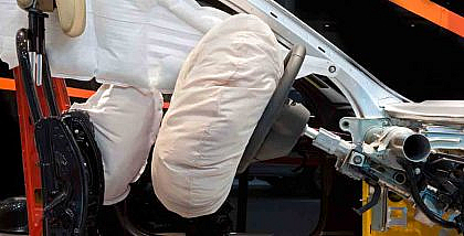 Deployment of car airbag