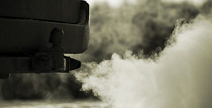 White smoke coming from tailpipe