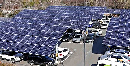 Abu Dhabi’s largest solar-powered car park