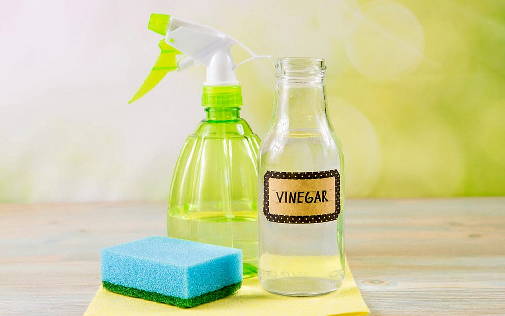 using white vinegar to remove vinyl