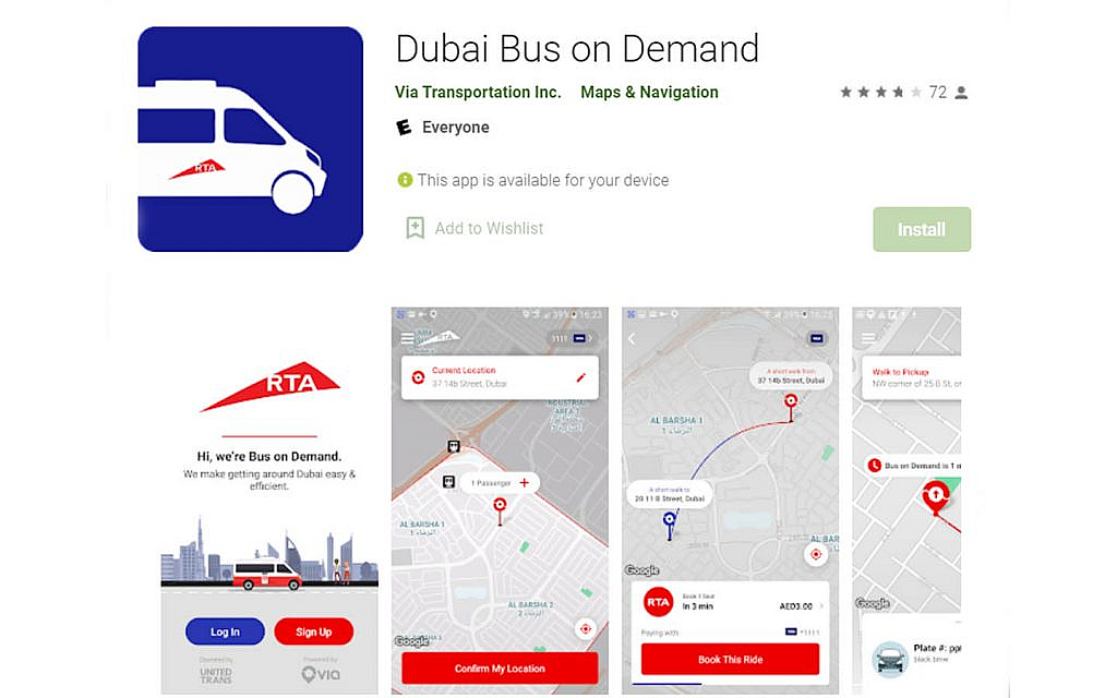 RTA Bus on Demand Overview, Fee, App & More