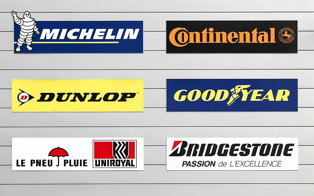 Some of the most famous tyre brands in the world