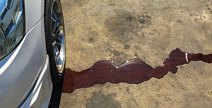 water leaking from the radiator