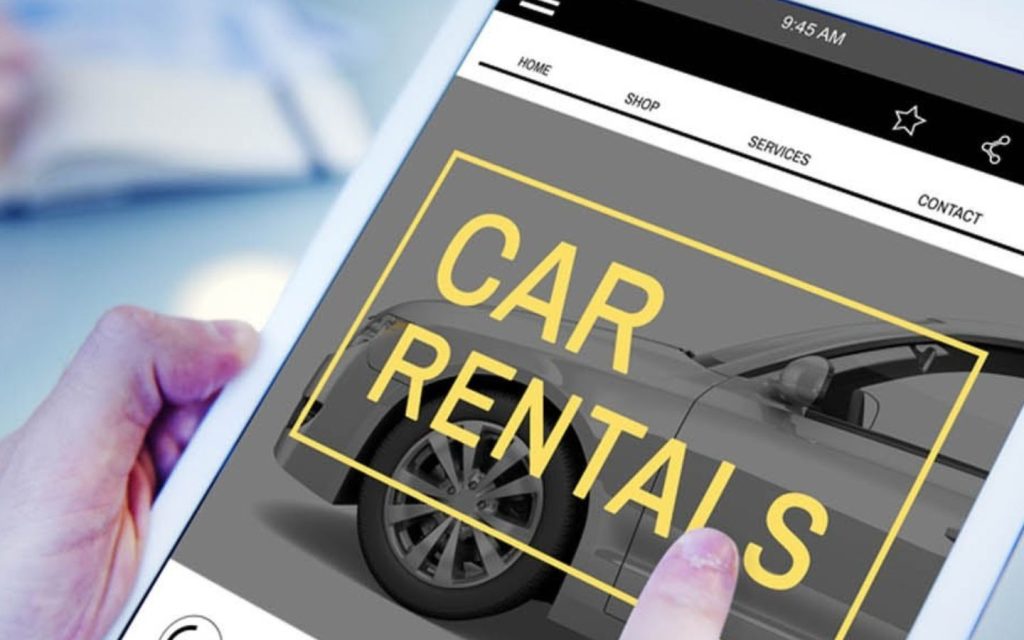 Person finding companies offering car rentals in Ajman online