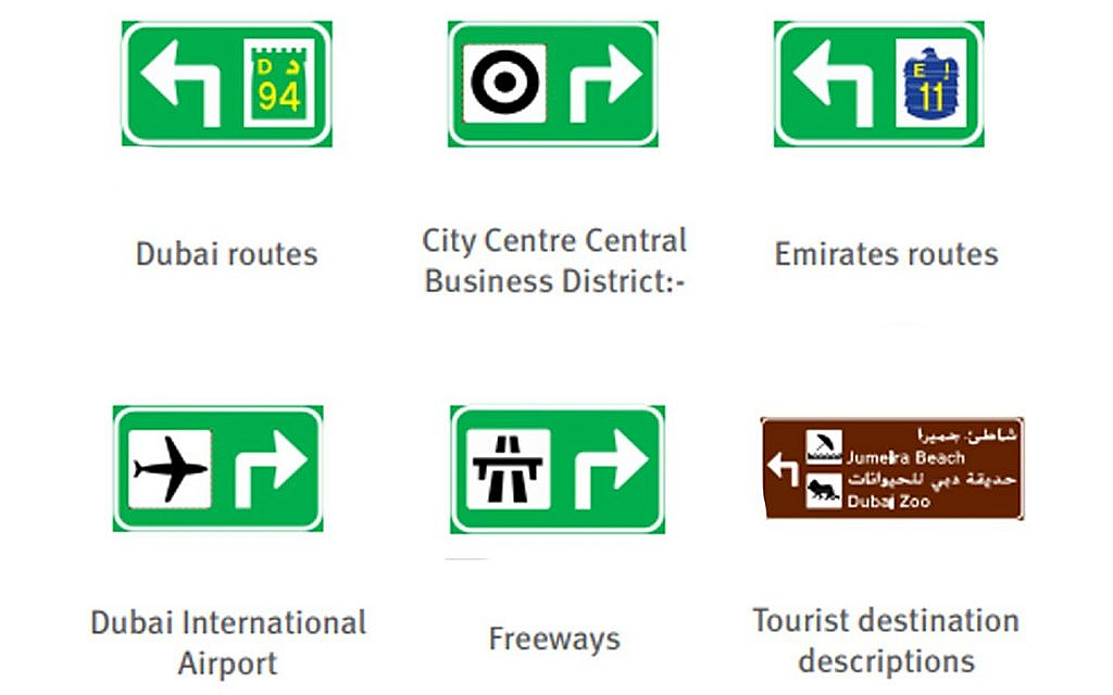 guide traffic signs