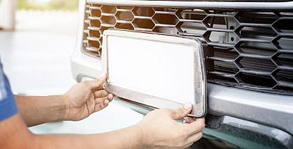 لوحة أرقام سيارة