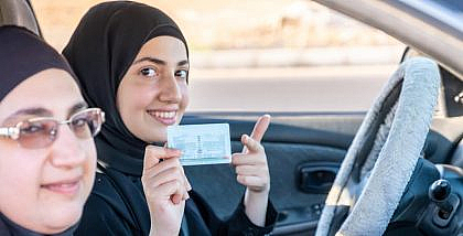 Driver with Sharjah Driving Licence