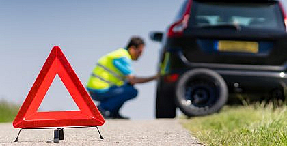 عاكسة تحذير