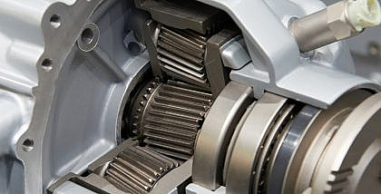 Differential system in automobile