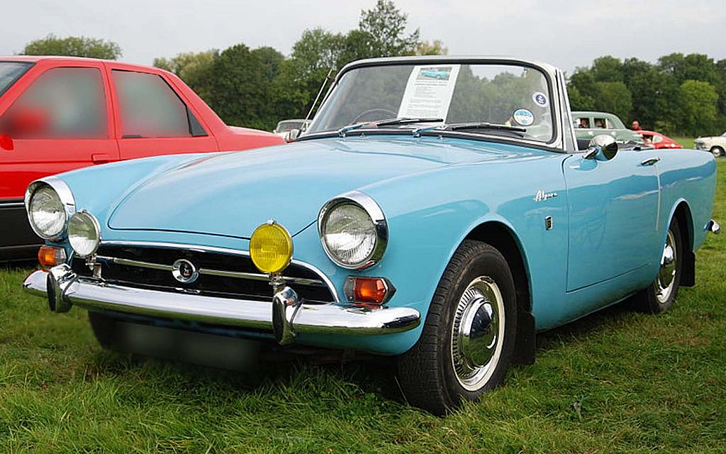 Blue Sunbeam Alpine 
