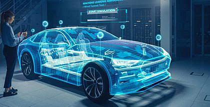 تصميم رقمي لسيارة