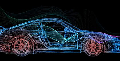 سيارة تخترق الرياح