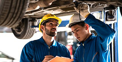 Vehicle inspection conducted at Tasjeel