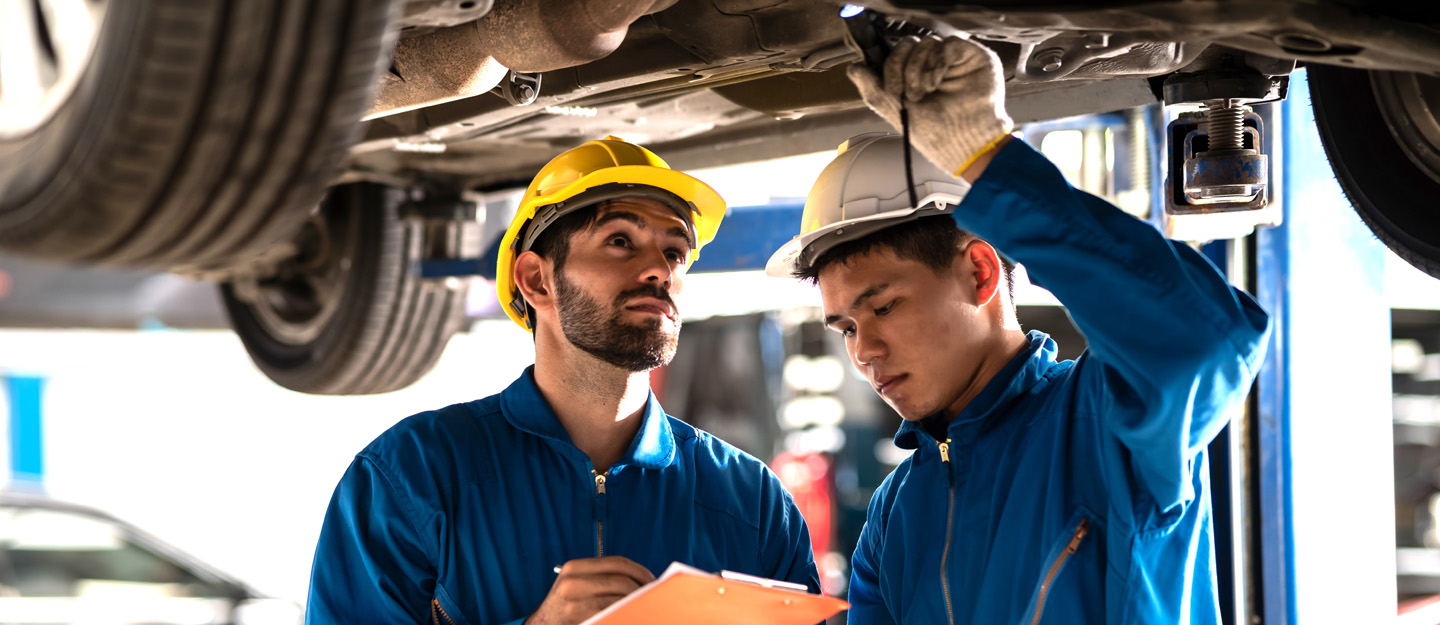 Vehicle inspection conducted at Tasjeel
