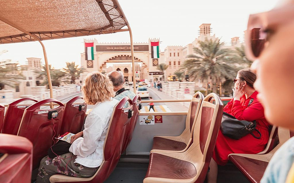 double-decker hop on hop off buses in Dubai