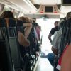 Bus travelling from Abu Dhabi to Dubai