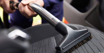 Interior car cleaning