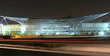 A site of Dubai metro route 2020