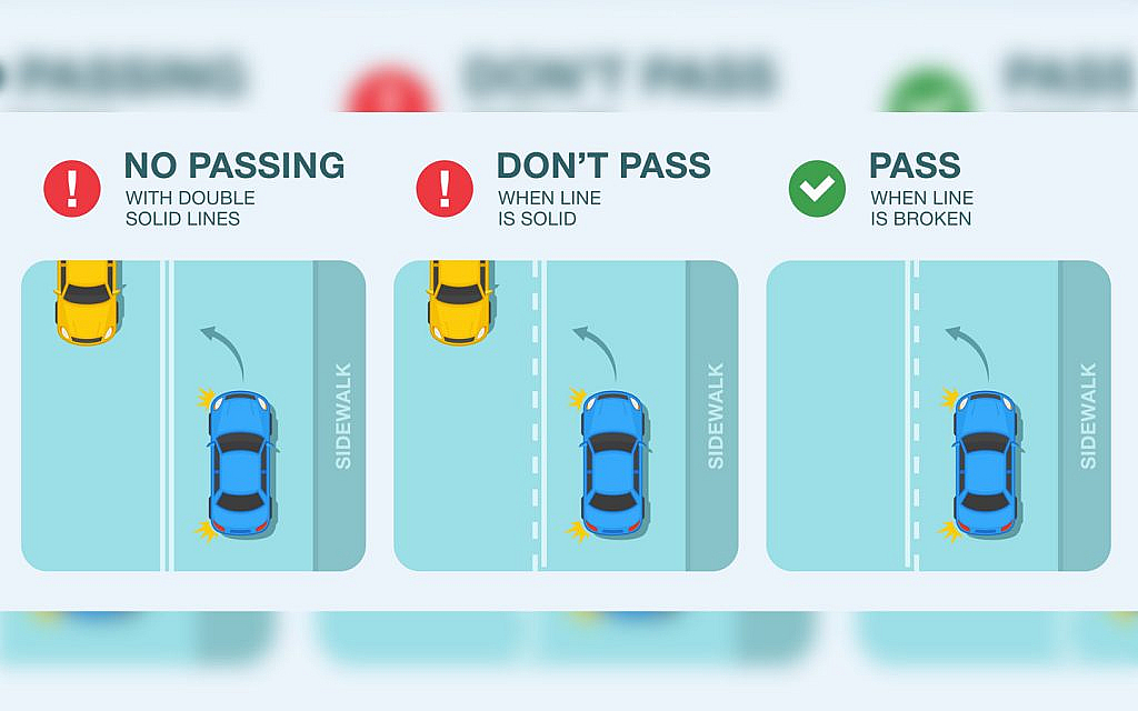 proper way to change lanes while driving on different lanes