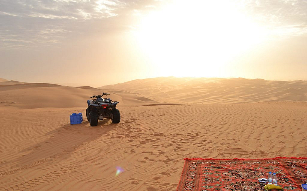 People can enjoy many activities in Liwa desert