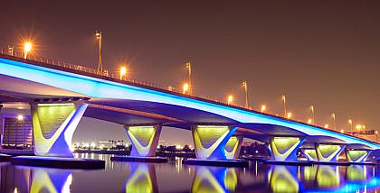 famous bridges in Dubai