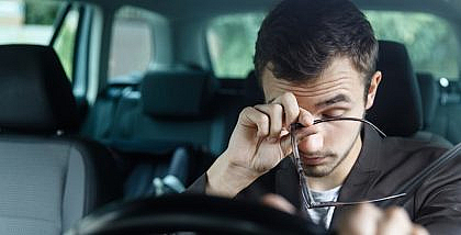 Drowsy driving can cause accidents