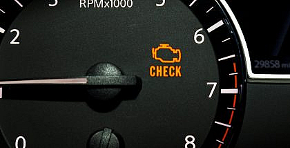 car engine RMP measured from tachometer