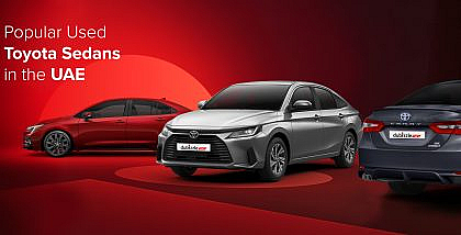 Used Toyota sedans in the UAE