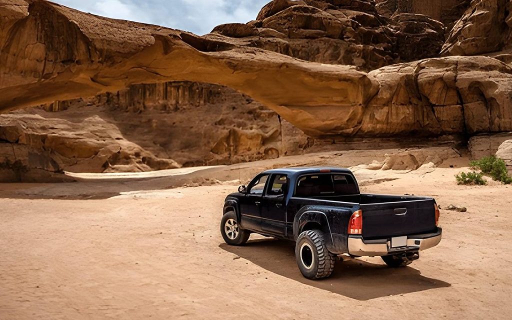 Rocky terrains are also common in destinations for overlanding in UAE