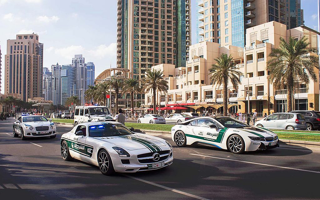 Dubai police cars