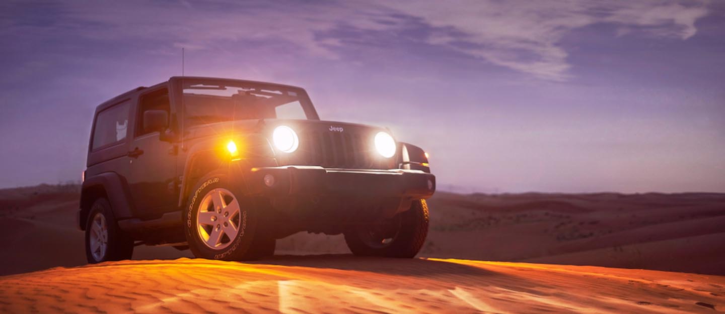 Locations for the Jeep Service Centres in Dubai