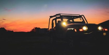 jeep in the desert